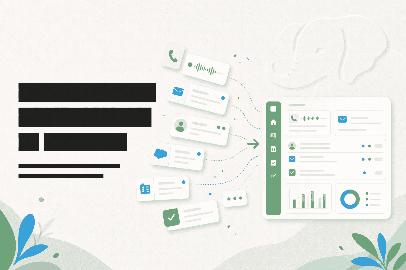 AI tools for revenue team productivity showing calls becoming CRM updates and follow-up tasks