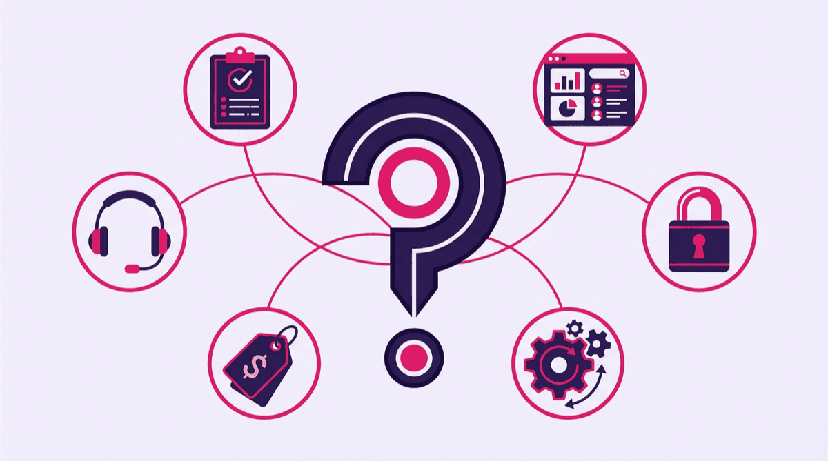 Frequently asked questions about sales call coaching platforms with answers about implementation, integrations, security, and pricing