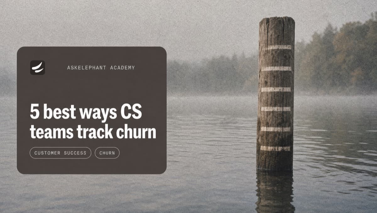 Five churn tracking methods for customer success teams using CRM data, calls, and automated alerts