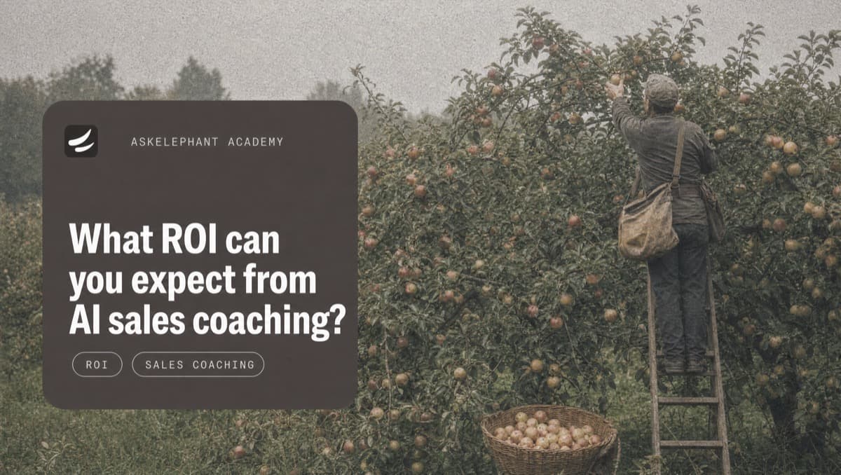 What ROI can you expect from automated sales coaching - manager time saved and coaching coverage metrics