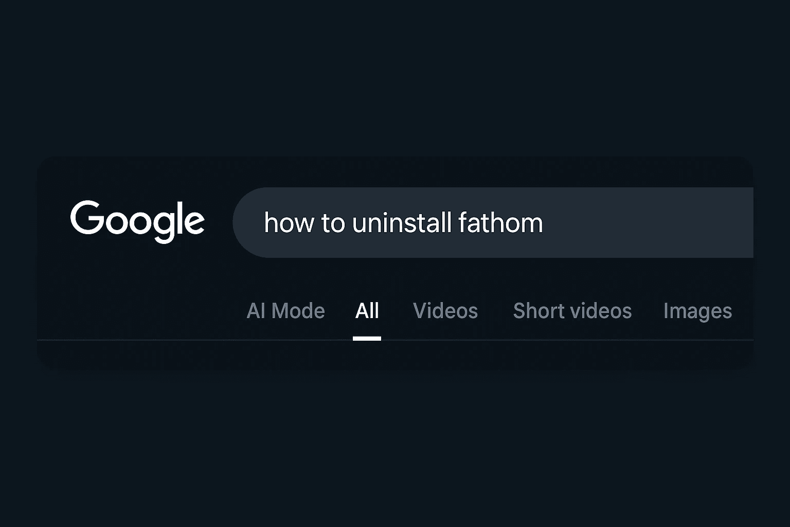How to Uninstall Fathom