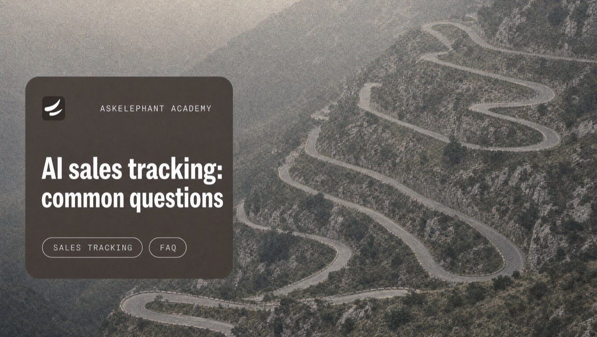 Common questions about AI sales tracking tools, setup, security, and CRM integration for revenue teams