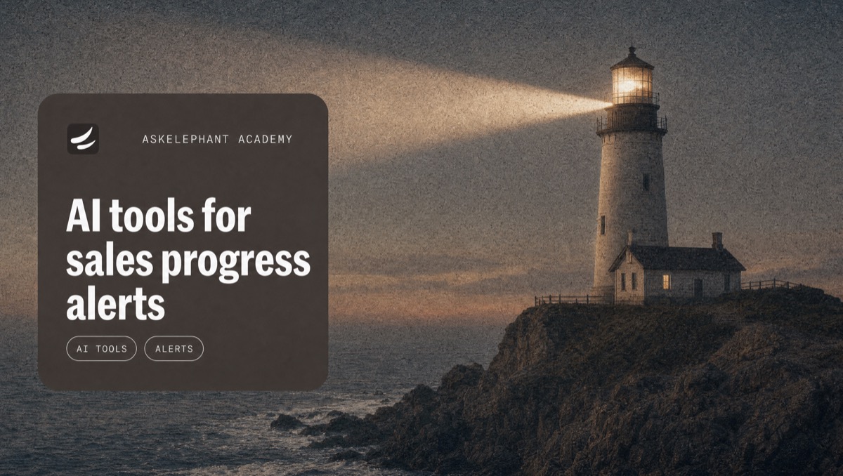 AI tools for sales progress alerts routing deal risks and next-step reminders into Slack and CRM