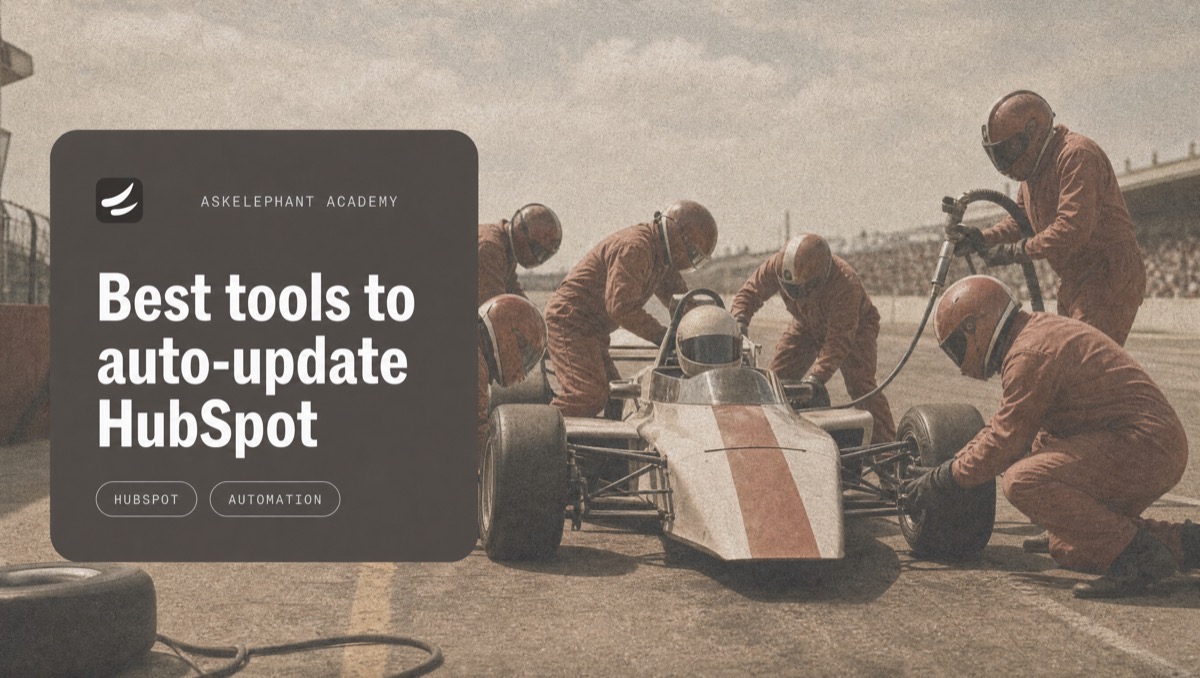 Best tools to auto-update HubSpot after meetings - comparison for revenue teams