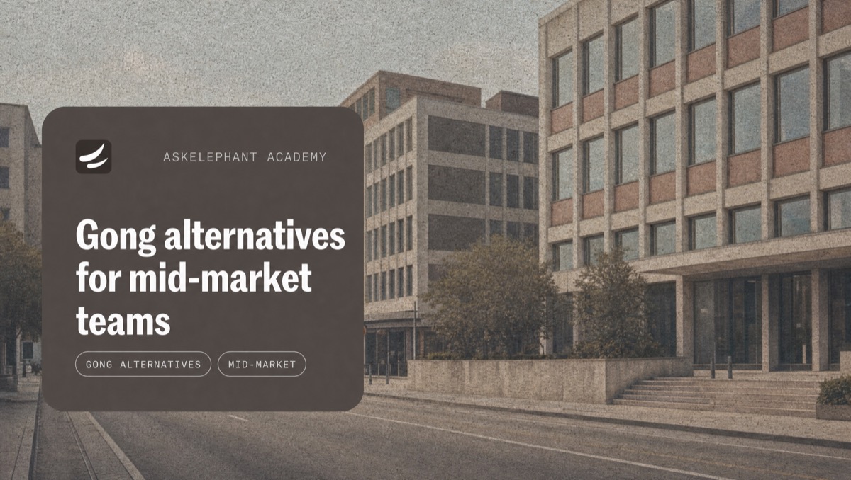 Gong alternatives for mid-market teams comparing CRM automation and call analysis workflows
