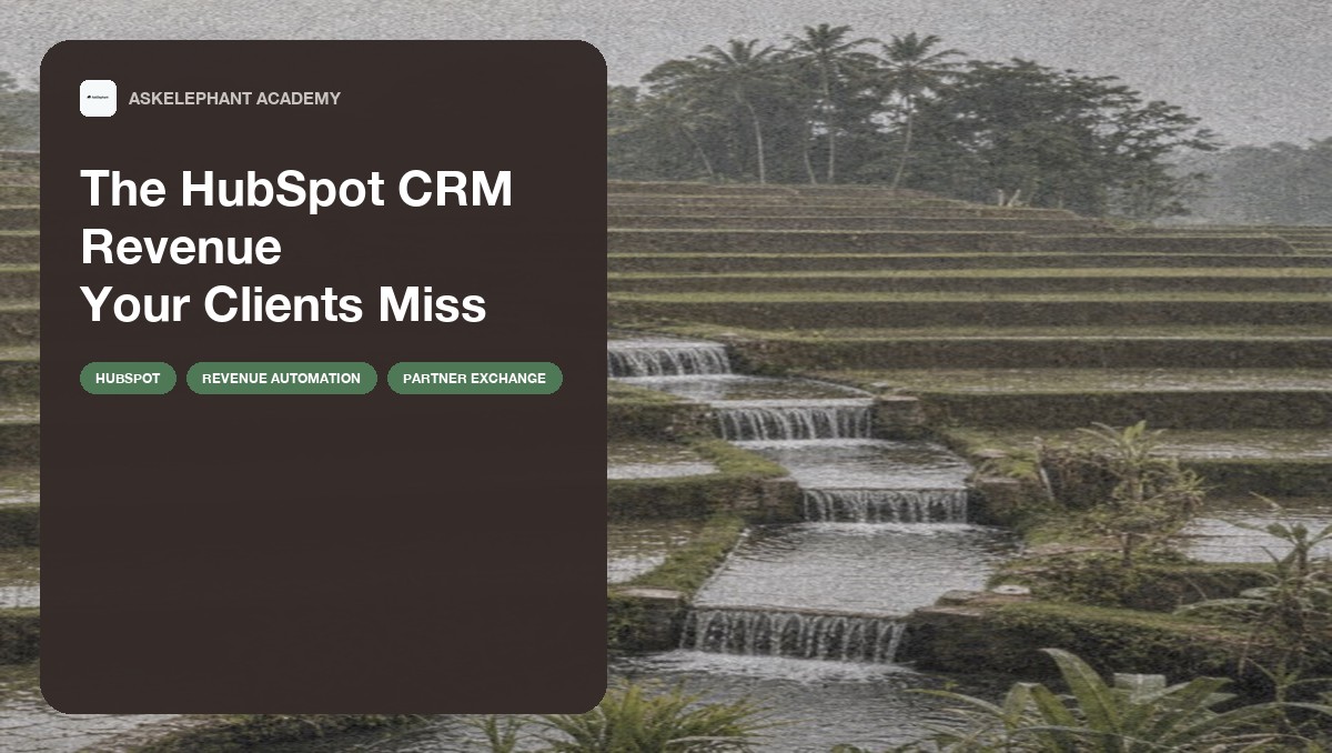 HubSpot agency guide to untapped expansion and retention revenue buried in client CRM data