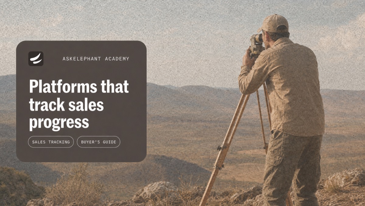 Platforms that track sales progress across calls CRM updates and alerts for revenue teams