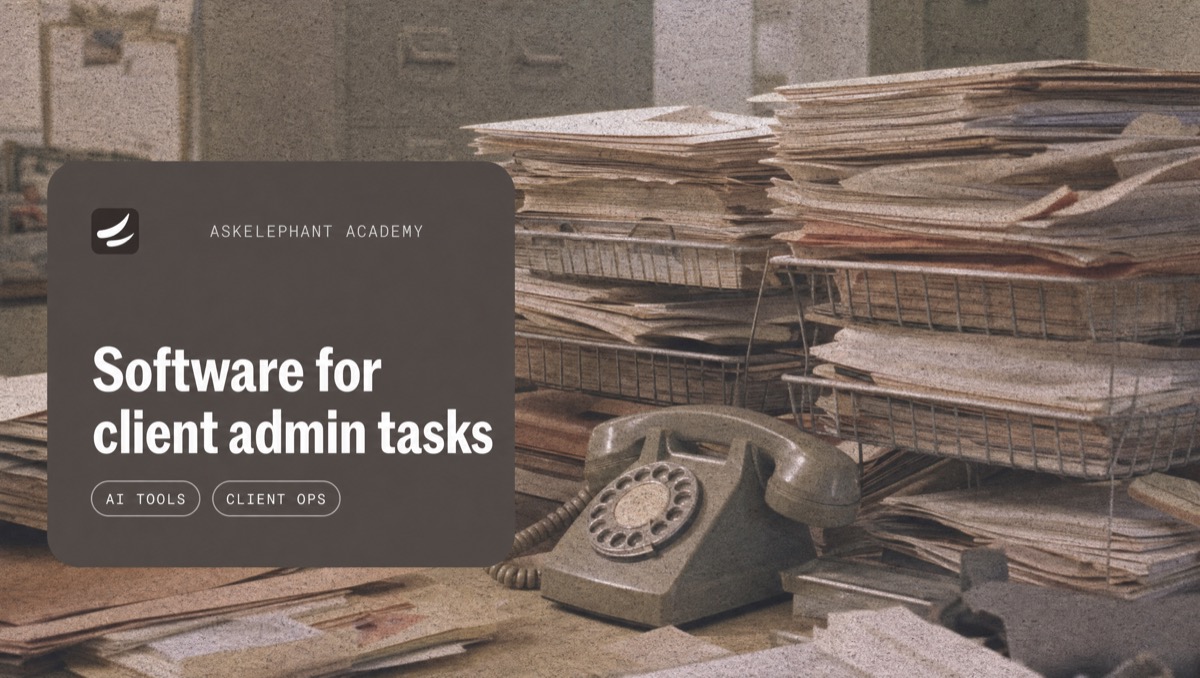 Software for client admin tasks turning calls into CRM updates tasks handoffs and alerts